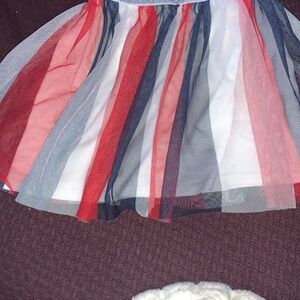 Colorful Striped Kids Skirt